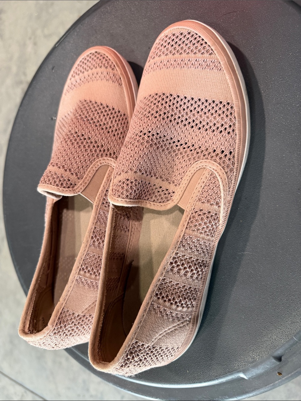 Sperry Women's Slip-On Knit Sneakers in Blush
